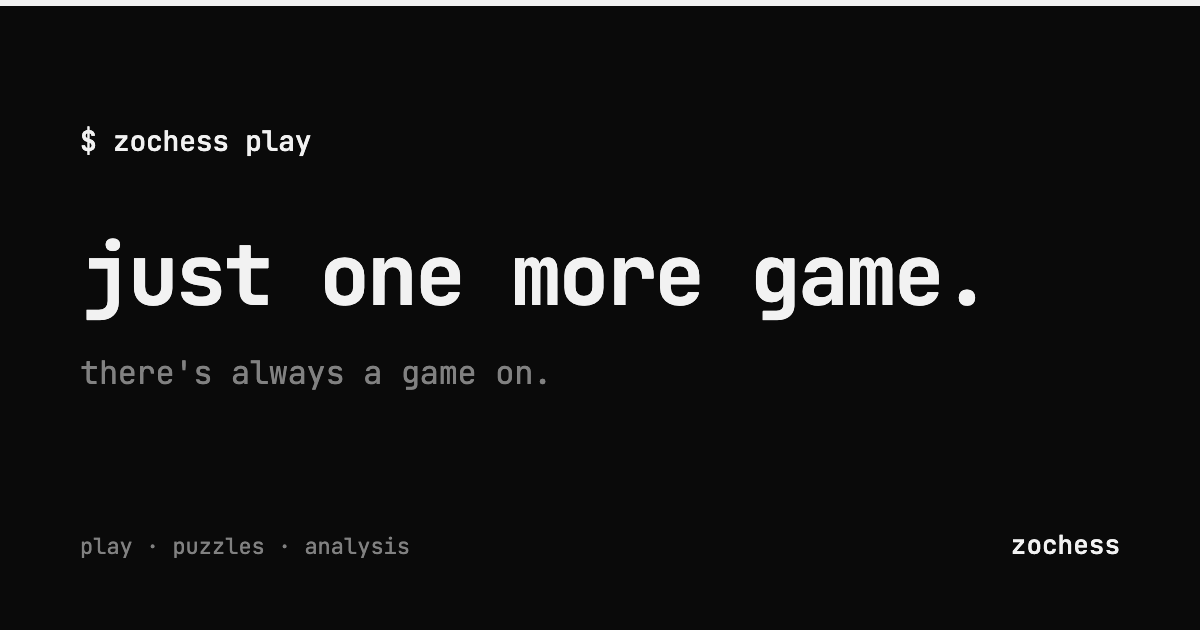 zochess - chess that doesnt look like every other chess app logo